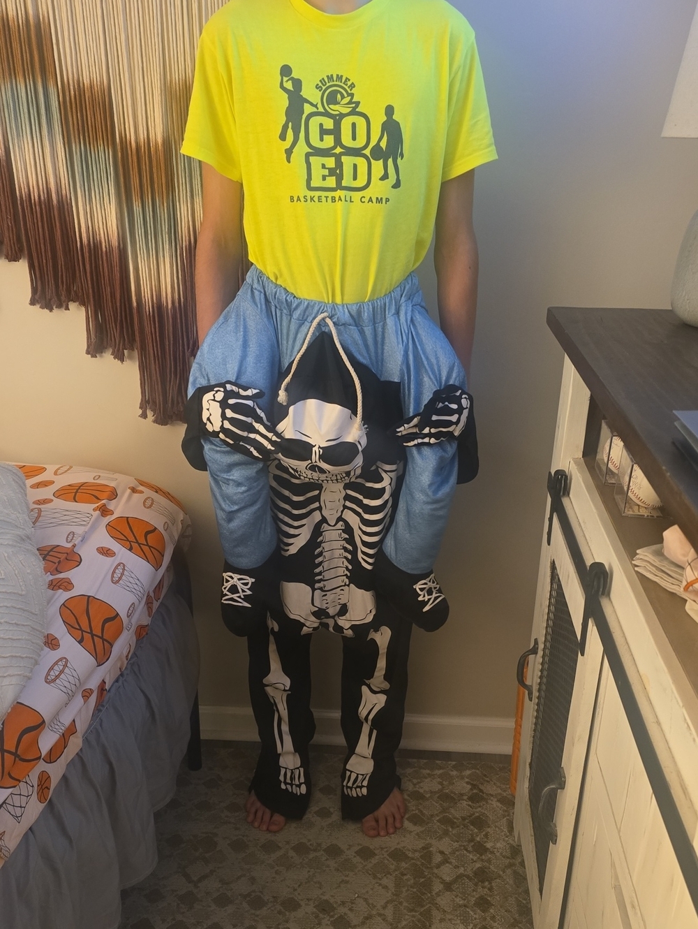 Spirit Halloween Adult Skeleton Piggyback Costume